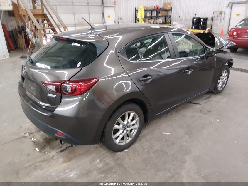 Vin: 3mzbm1l77fm162691, lot: 46130277, mazda mazda3 i touring 20154