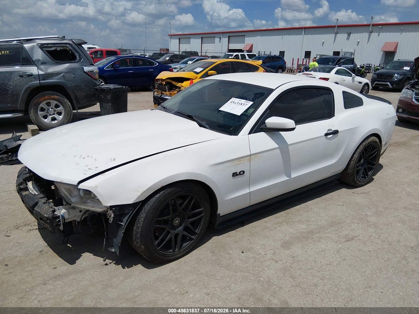 2011 Ford Mustang, Flood, IAAI, VIN 1ZVBP8CF5B5132886 — photo 2