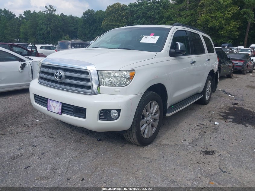 Vin: 5tdyy5g19as026702, lot: 46130304, toyota sequoia platinum 5.7l v8 20102
