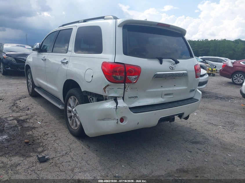 Vin: 5tdyy5g19as026702, lot: 46130304, toyota sequoia platinum 5.7l v8 20103