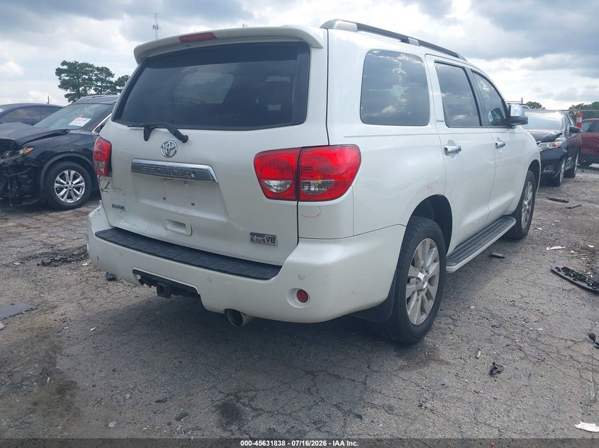 Vin: 5tdyy5g19as026702, lot: 46130304, toyota sequoia platinum 5.7l v8 20104