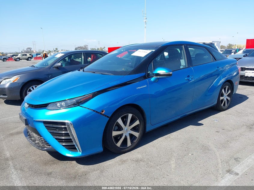Vin: jtdbvrbdxja004681, lot: 46130322, toyota mirai 20182