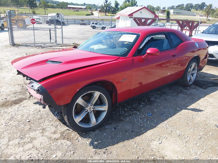 Vin: 2c3cdzbt6jh118505, lot: 46130346, dodge challenger r/t 20182