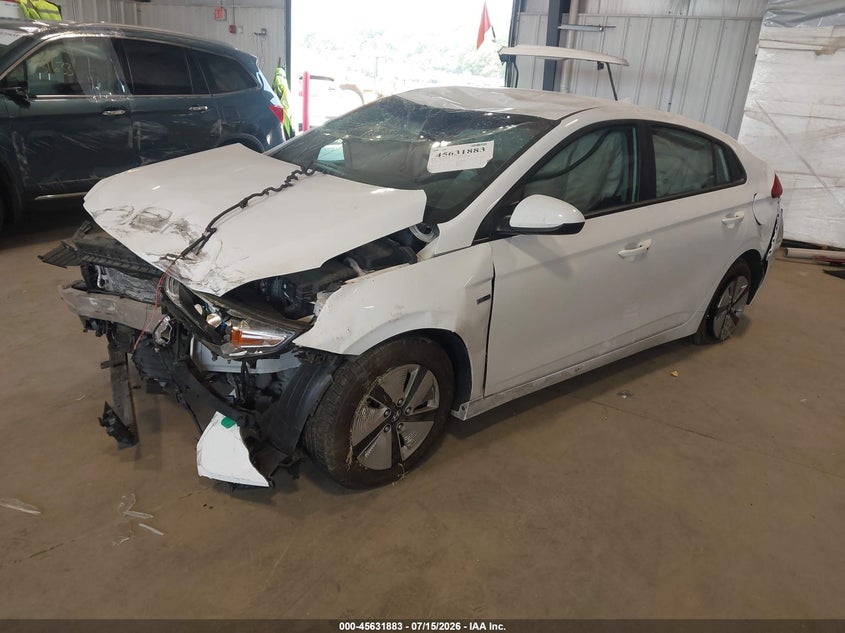 Vin: kmhc65lcxhu026779, lot: 46130349, hyundai ioniq hybrid blue 20172