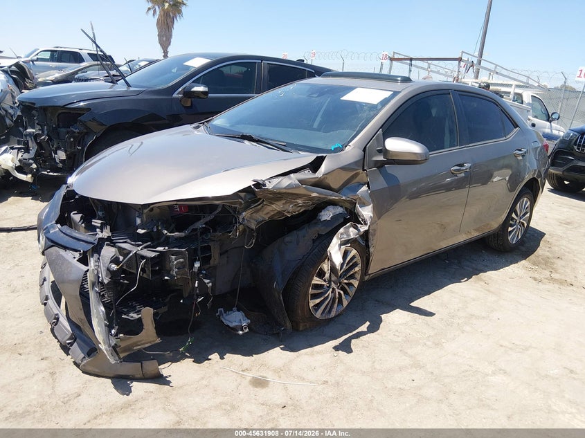 2019 Toyota Corolla, Удар спереди, IAAI, VIN 5YFBURHE5KP914433 — фото 2