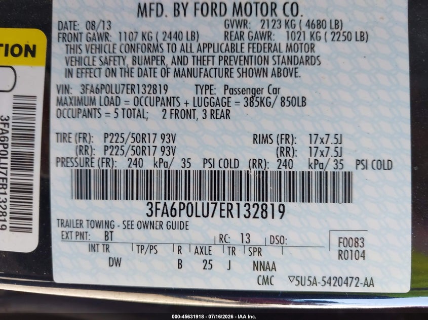 2014 FORD FUSION HYBRID SE · Фото 9