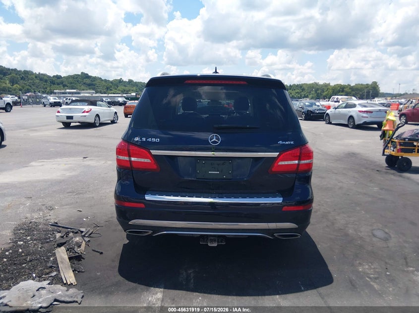 2018 Mercedes-Benz Gls 450 4Matic VIN: 4JGDF6EEXJB121109 Lot: 45631919
