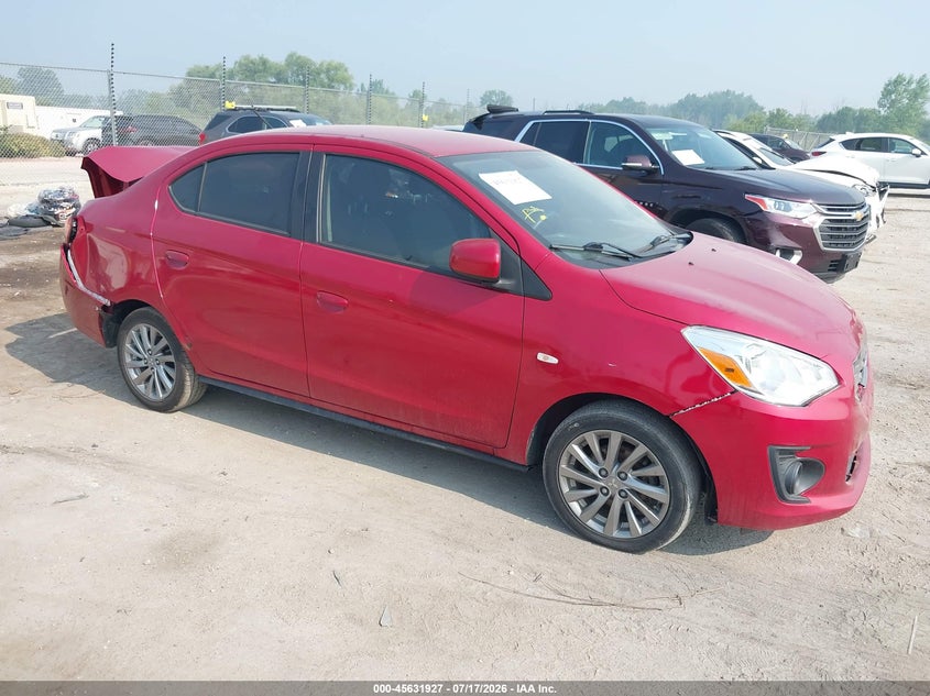 2019 Mitsubishi Mirage G4 Es/Rf VIN: ML32F3FJ7KHF15368 Lot: 45631927