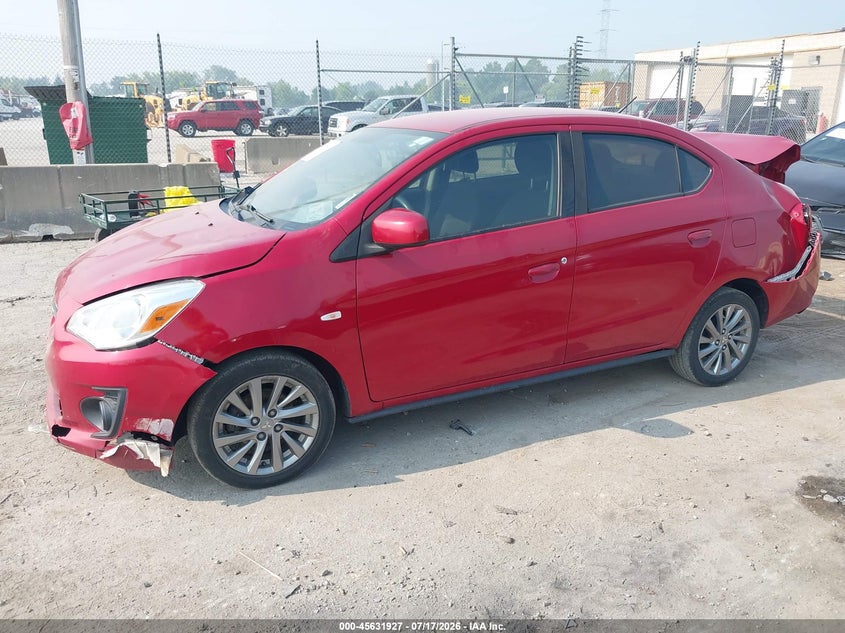 2019 Mitsubishi Mirage G4 Es/Rf VIN: ML32F3FJ7KHF15368 Lot: 45631927