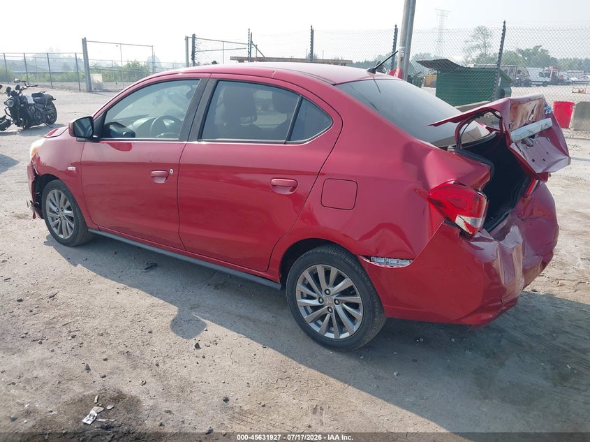 2019 Mitsubishi Mirage G4 Es/Rf VIN: ML32F3FJ7KHF15368 Lot: 45631927