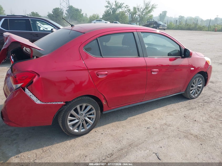 2019 Mitsubishi Mirage G4 Es/Rf VIN: ML32F3FJ7KHF15368 Lot: 45631927