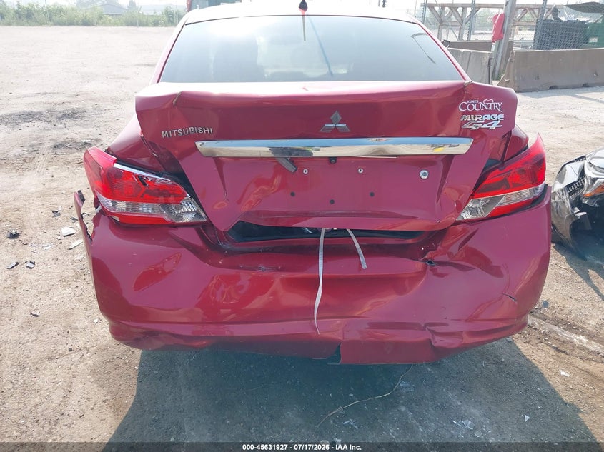 2019 Mitsubishi Mirage G4 Es/Rf VIN: ML32F3FJ7KHF15368 Lot: 45631927