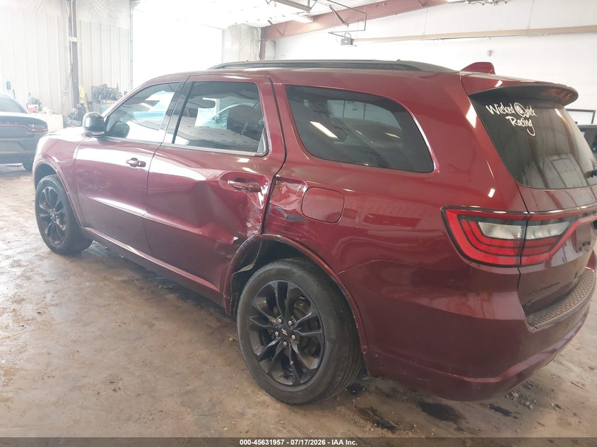 Vin: 1c4rdjdgxmc850005, lot: 46130423, dodge durango gt plus awd 20213