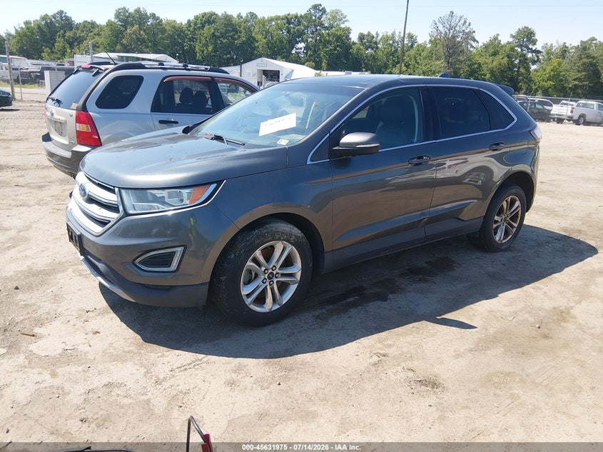 Vin: 2fmpk4j89gbc33254, lot: 46130441, ford edge sel 20162