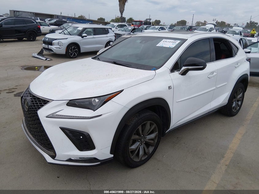 2019 Lexus NX, Front End, IAAI, VIN JTJYARBZ8K2129642 — photo 2