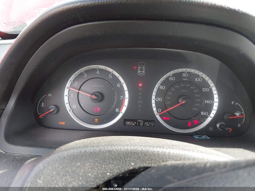 2012 HONDA ACCORD auction photo 7