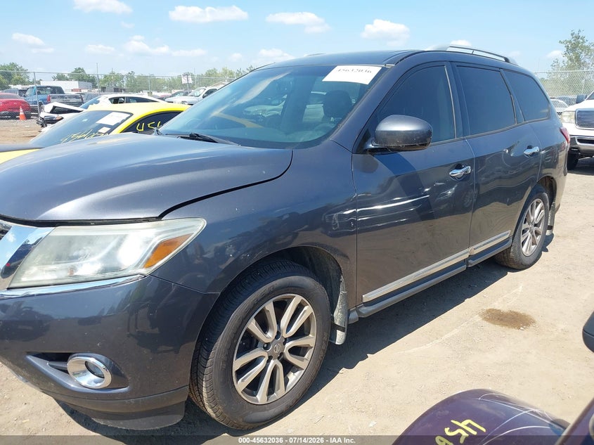 2014 NISSAN PATHFINDER auction photo 2