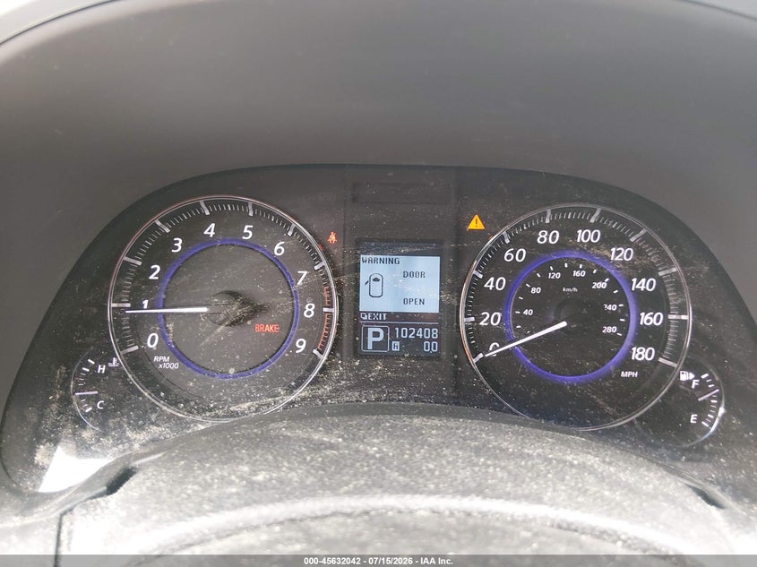 2012 Infiniti Fx35 VIN: JN8AS1MW9CM155327 Lot: 45632042