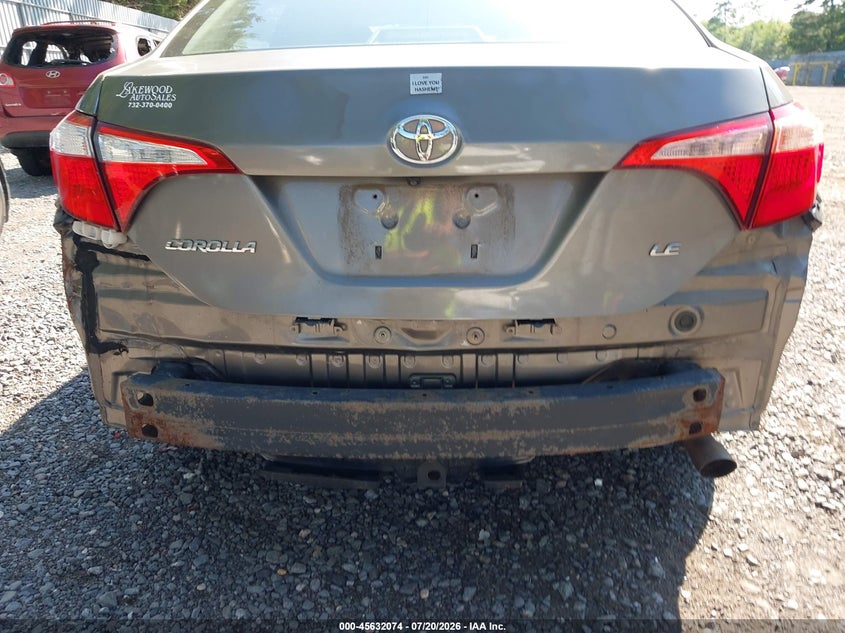 2017 Toyota Corolla Le VIN: 2T1BURHE8HC914547 Lot: 45632074