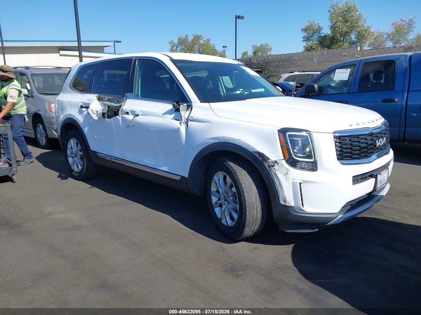 2022 Kia Telluride Lx VIN: 5XYP2DHC0NG217810 Lot: 45632095
