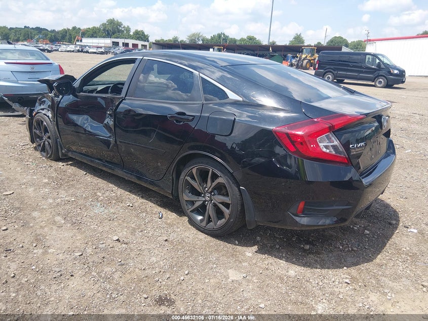 2019 HONDA CIVIC auction photo 3