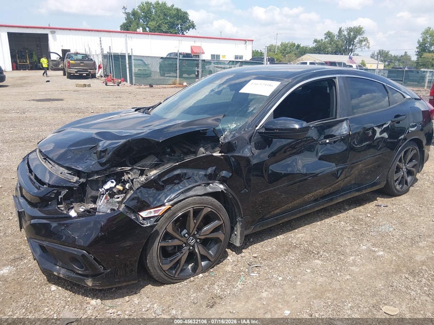 2019 HONDA CIVIC auction photo 6