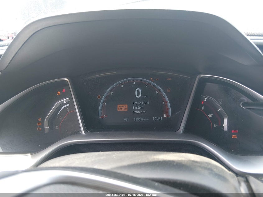 2019 HONDA CIVIC auction photo 7