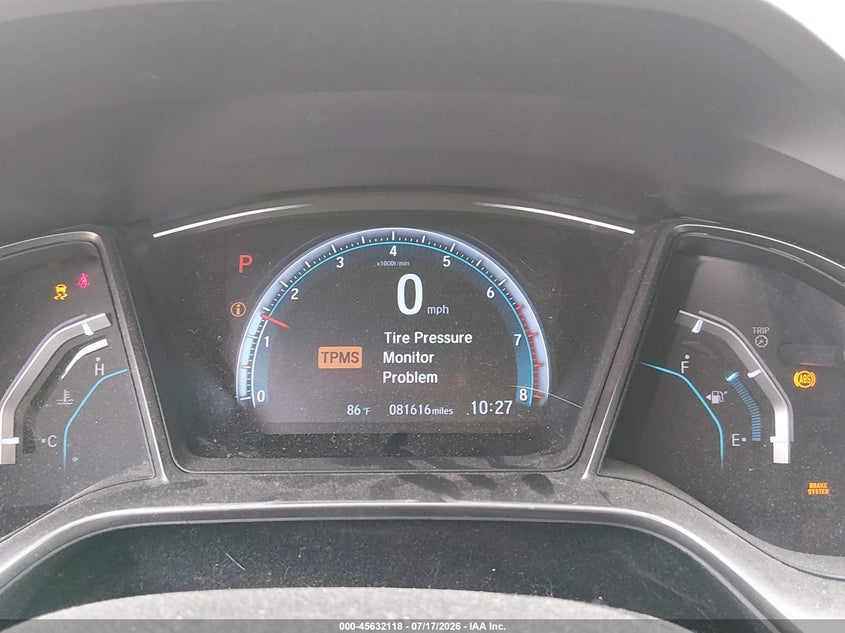 2018 HONDA CIVIC auction photo 7