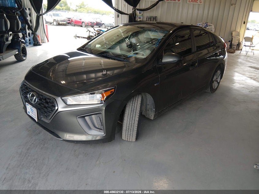 2020 Hyundai Ioniq Hybrid Blue, Обычный износ, IAAI, VIN KMHC65LC9LU220485 — фото 2