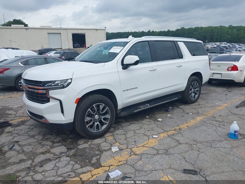 Vin: 1gnscckd1mr438908, lot: 46130599, chevrolet suburban 2wd lt 20212