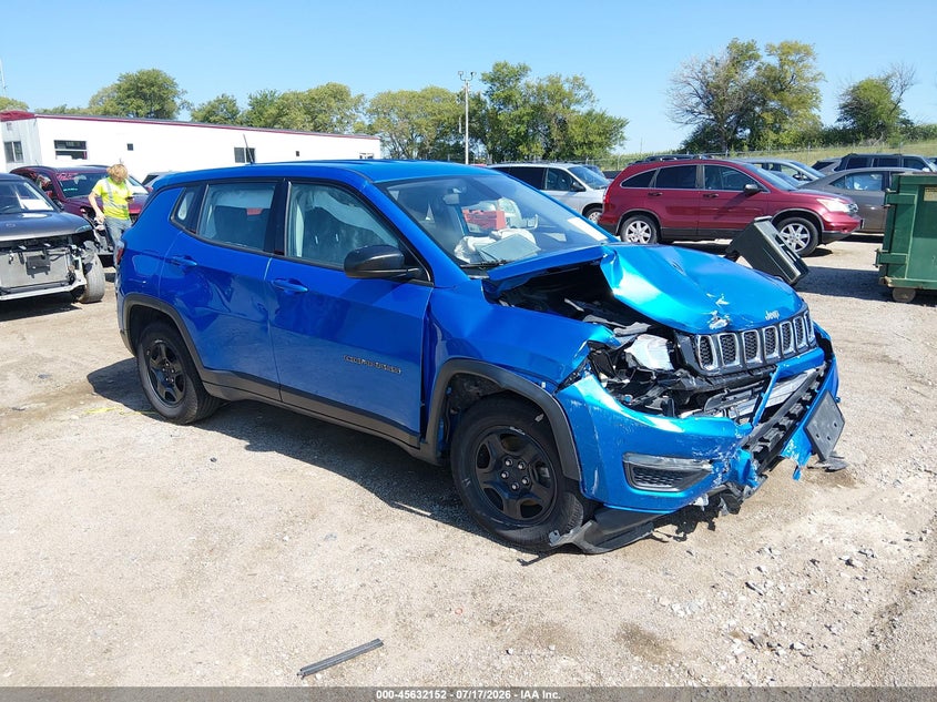 Vin: 3c4njcab2jt468305, lot: 46130618, jeep compass sport fwd 2018 img_1
