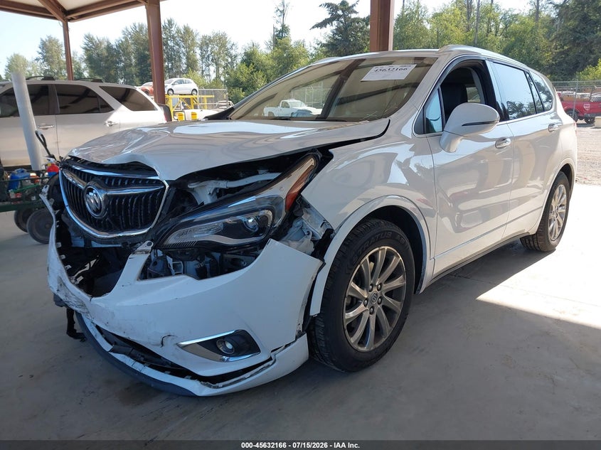 Vin: lrbfxcsa3kd037972, lot: 46130632, buick envision fwd essence 20192