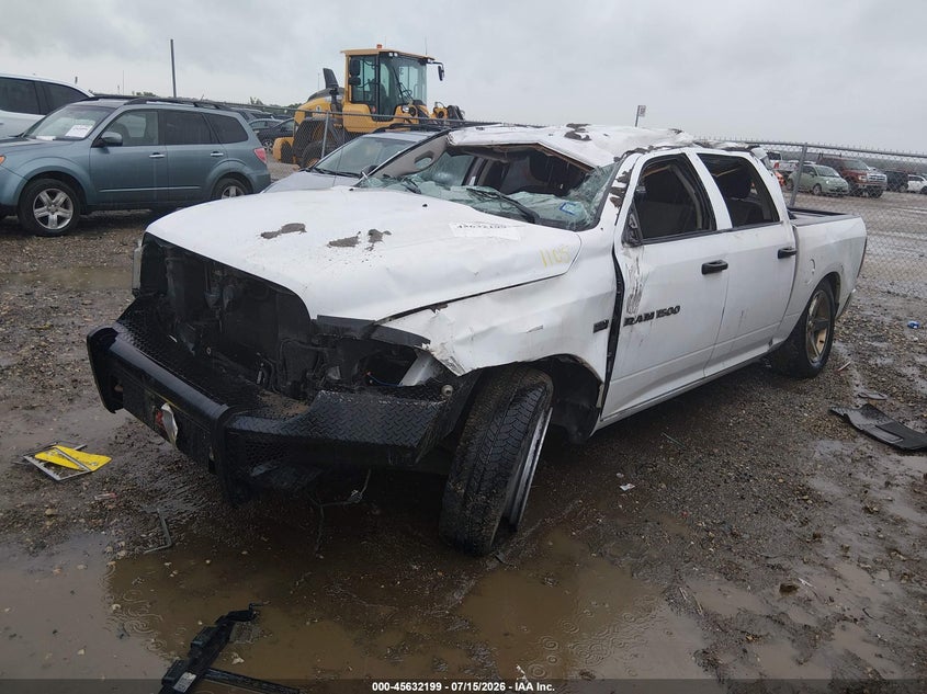 Vin: 1c6rd6kt1cs201105, lot: 46130665, ram 1500 express 20122