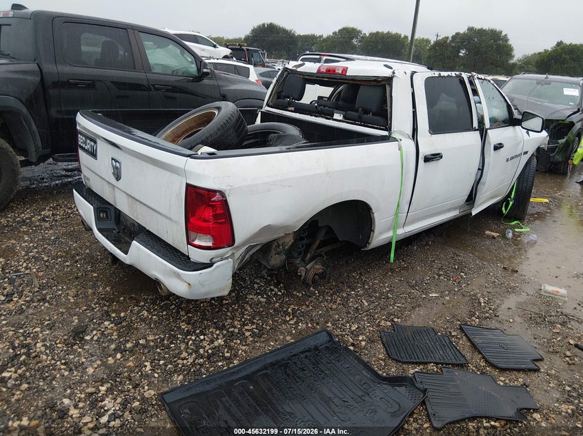 Vin: 1c6rd6kt1cs201105, lot: 46130665, ram 1500 express 20124