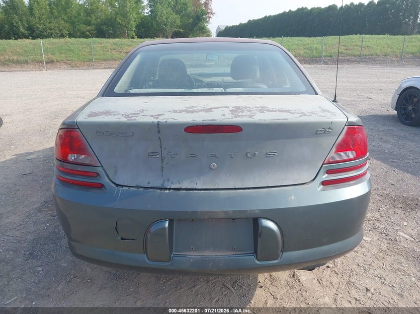 2004 Dodge Stratus Se VIN: 1B3EL36X44N168852 Lot: 45632201