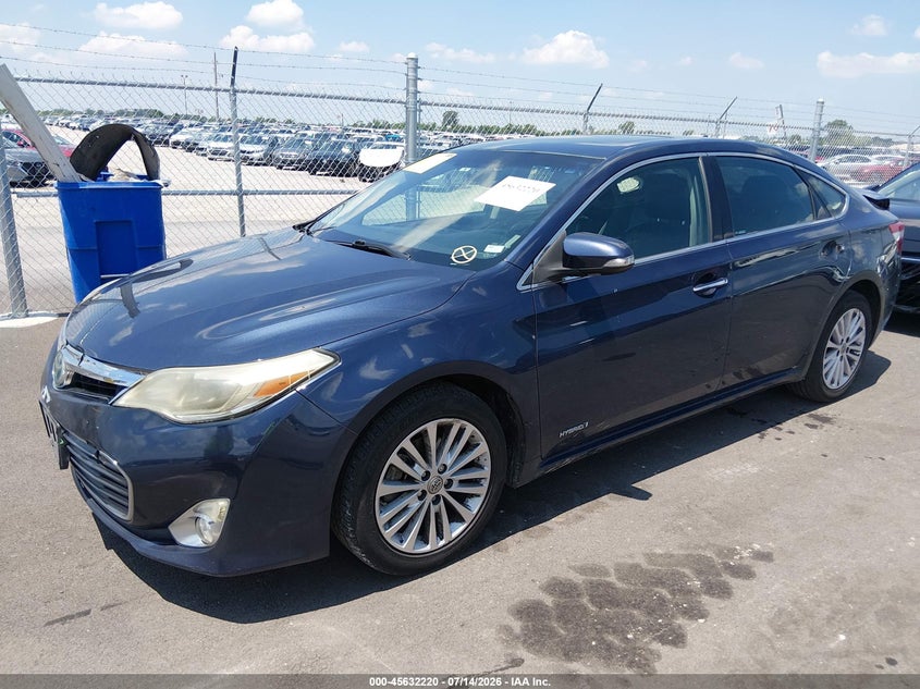 2014 Toyota Avalon, Удар сзади, IAAI, VIN 4T1BD1EB7EU020688 — фото 2