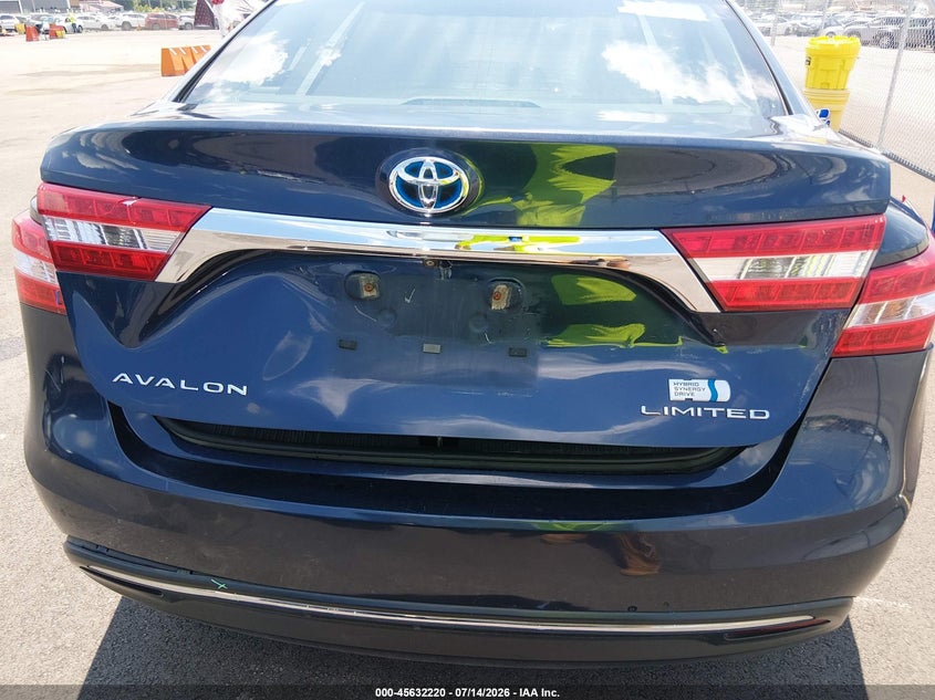 2014 Toyota Avalon Hybrid Limited VIN: 4T1BD1EB7EU020688 Lot: 45632220