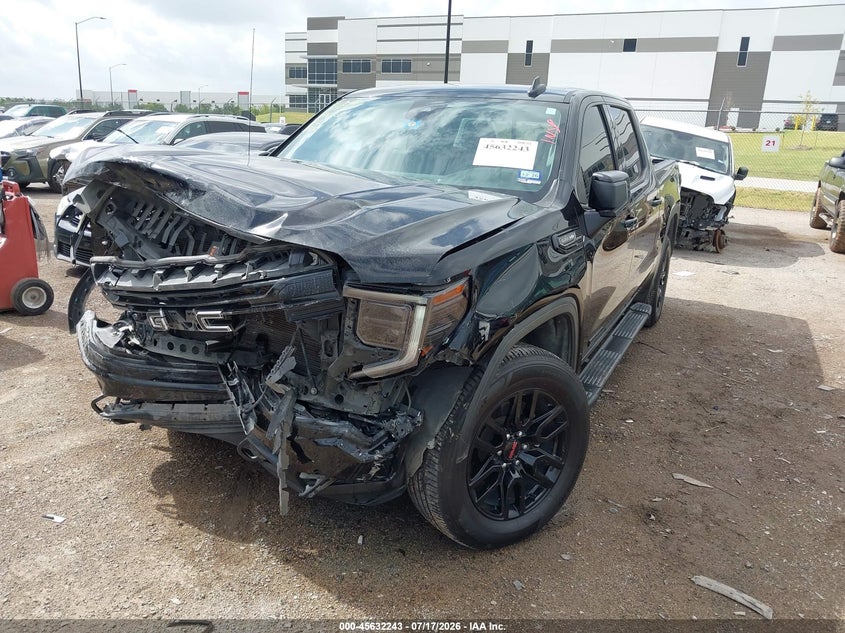 Vin: 3gtuuced4pg295354, lot: 46130709, gmc sierra 1500 4wd  short box elevation with 3sb 20232
