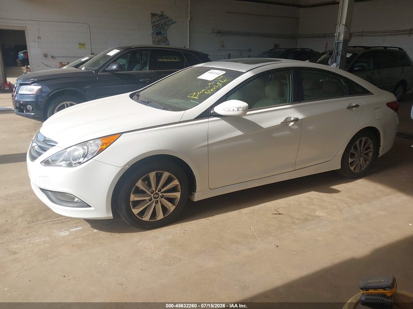 2014 Hyundai Sonata Limited 5NPEC4AC6EH856992 photo 1