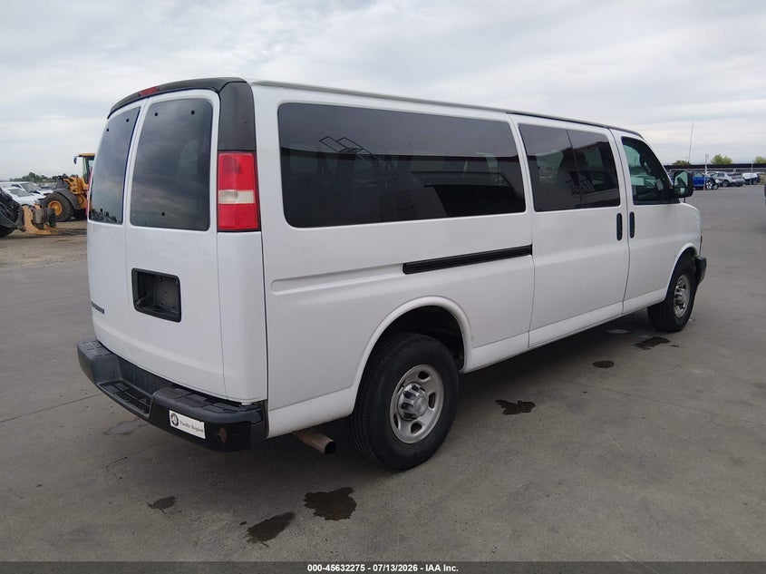 Vin: 1gazgnfg8j1274510, lot: 46130741, chevrolet express 3500 ls 20184