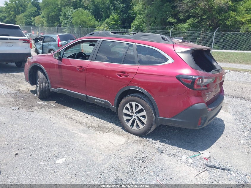 Vin: 4s4btaccxl3112105, lot: 46130788, subaru outback premium 20203