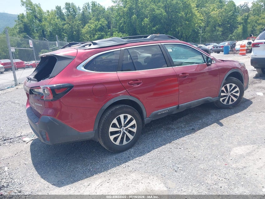 Vin: 4s4btaccxl3112105, lot: 46130788, subaru outback premium 20204