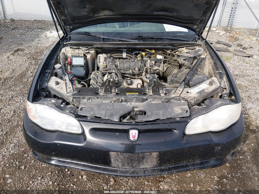 2003 Chevrolet Monte Carlo Ss VIN: 2G1WX15K139159313 Lot: 45632339