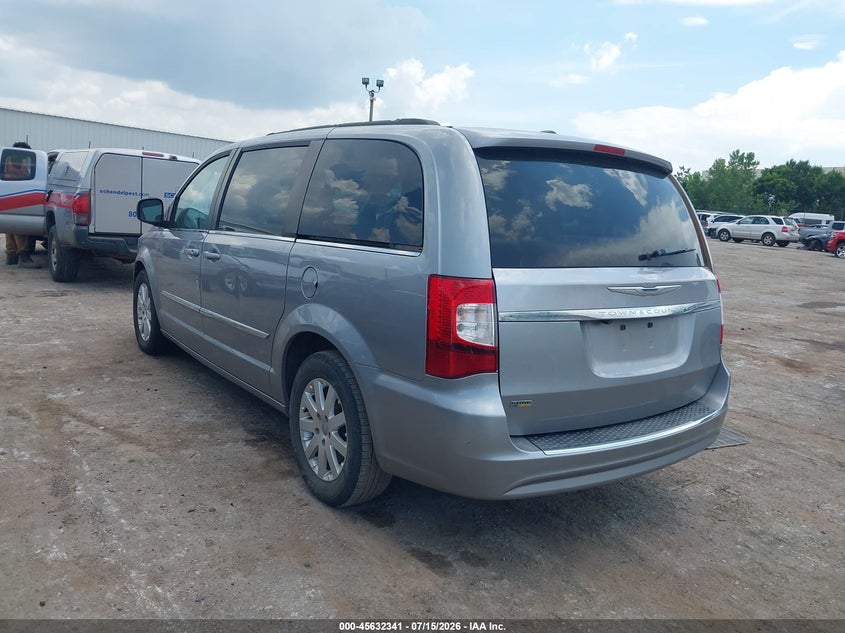 Vin: 2c4rc1bg4gr296087, lot: 46130807, chrysler town & country touring 20163