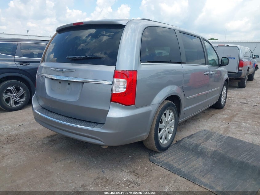 Vin: 2c4rc1bg4gr296087, lot: 46130807, chrysler town & country touring 20164