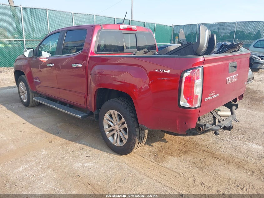Vin: 1gtp6de11h1289031, lot: 46130814, gmc canyon 4wd slt 20173