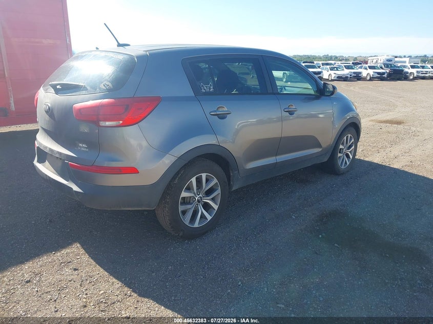 2016 KIA SPORTAGE auction photo 4