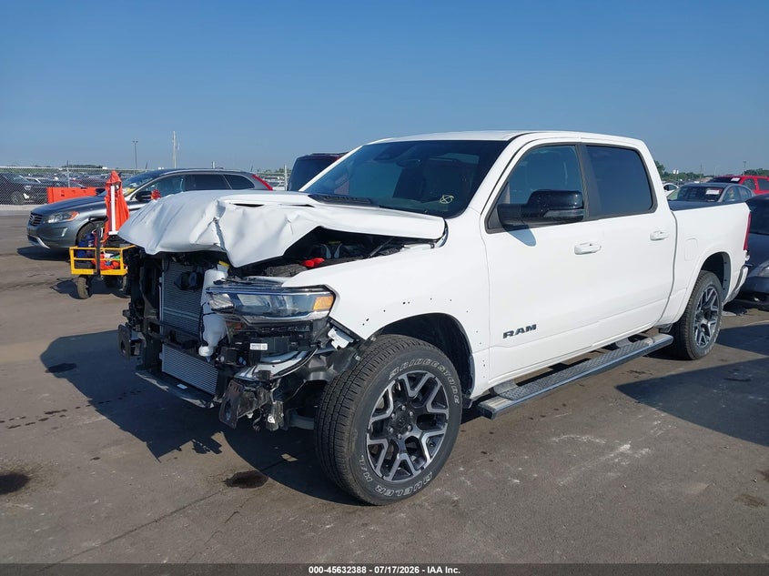 Vin: 1c6srfjp8sn771123, lot: 46130854, ram 1500 laramie  4x4 5'7 box 20252