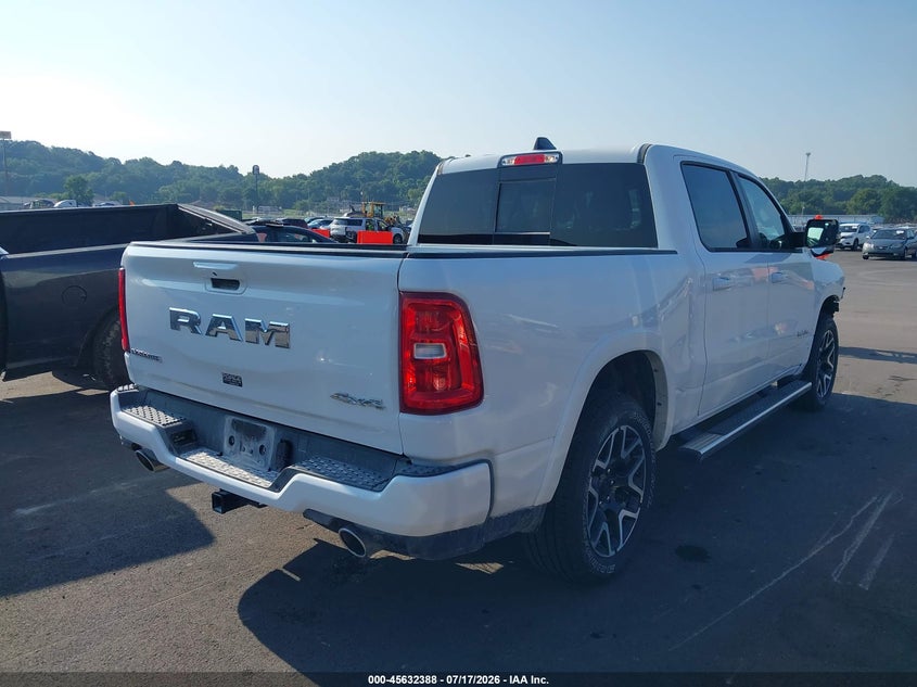 Vin: 1c6srfjp8sn771123, lot: 46130854, ram 1500 laramie  4x4 5'7 box 20254