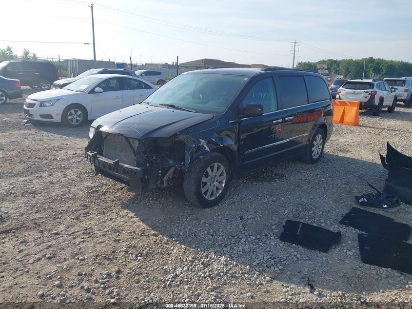 Vin: 2c4rc1bg8gr261083, lot: 46130865, chrysler town & country touring 20162